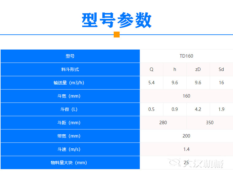 小型斗提機(jī)型號參數(shù)